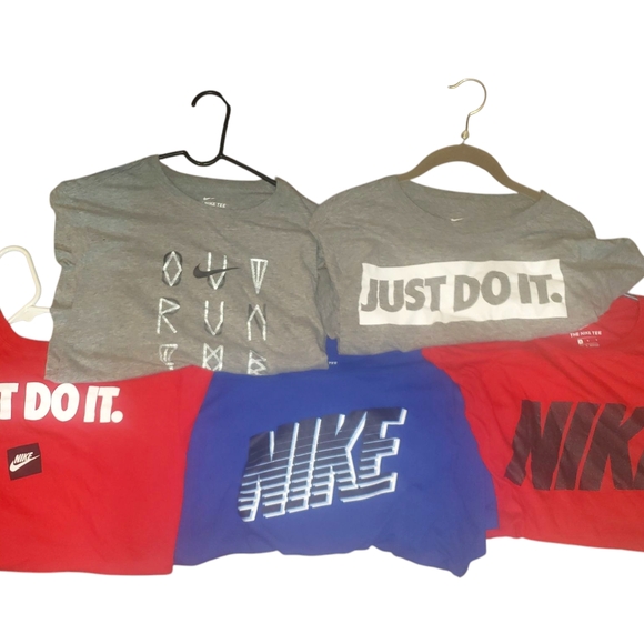 Nike Other - Nike Kids Graphic T-Shirts - Red, Blue, Gray